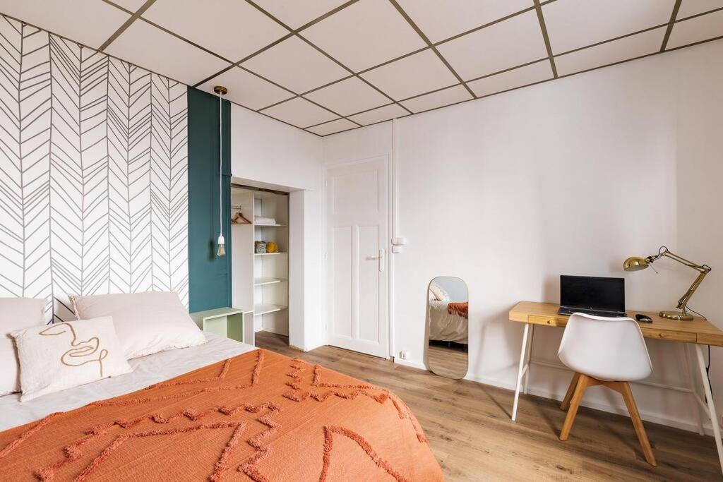 Appartement Cozy En Face De La Gare - Saint-Brieuc Eksteriør bilde